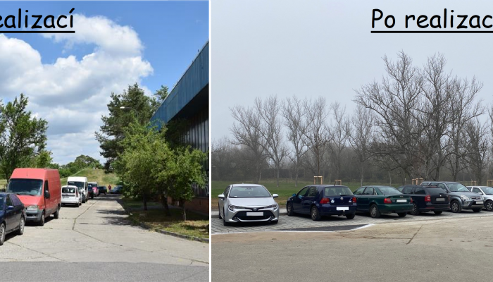 Parkoviště u kotelny