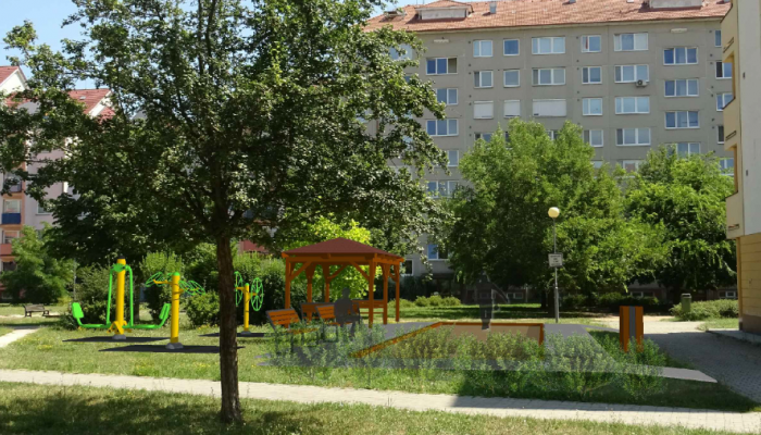 Workoutové hřiště na ulici Polní